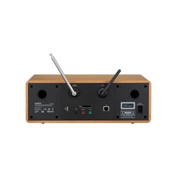 Sangean DDR-66BT DAB/FM/CD-lejátszó/USB/SD/Bluetooth barna internet rádió