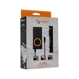 Sbox A-901 90W,12 csatlakozó univerzális automata notebook töltő