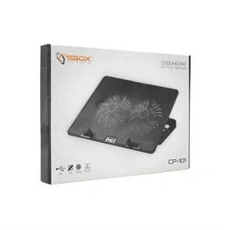 Sbox CP-101 notebook hűtőpad 2 ventilátorral