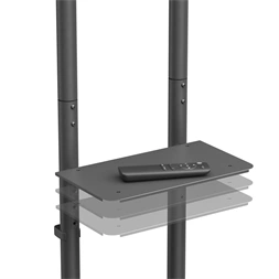 Sbox FS-401-2 37"-70" VESA 600X400 guruló TV állvány