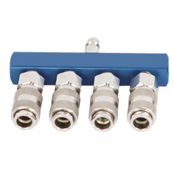 Scheppach 7906100725 kompresszorhoz 4 elosztós gyorscsatlakozó