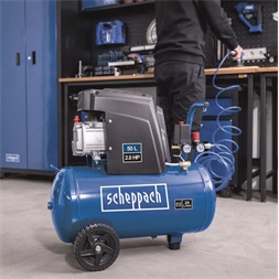 Scheppach HC 65 - 10 bar / 50 liter olajkenésű kompresszor