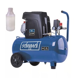 Scheppach HC 65 - 10 bar / 50 liter olajkenésű kompresszor