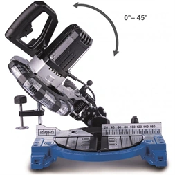 Scheppach HM 210 L - gérvágó fűrész lézerrel