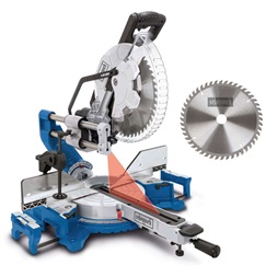 Scheppach HM 305 SL - gérvágó fűrész húzófunkcióval és lézerrel