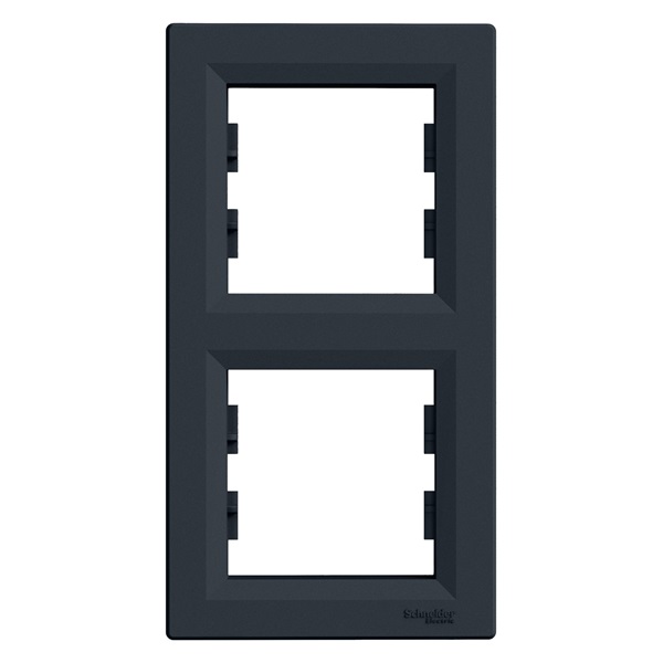 Schneider EPH5810271 ASFORA függőleges antracit kettes keret