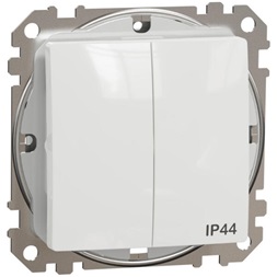 Schneider SDD211105 rugós IP44 fehér SDD csillárkapcsoló