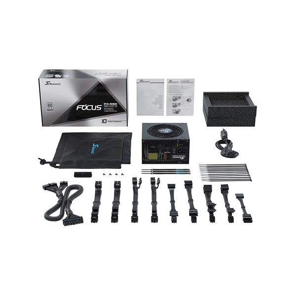 Seasonic Focus PX ATX gaming tápegység 550W 80+ Platinum BOX