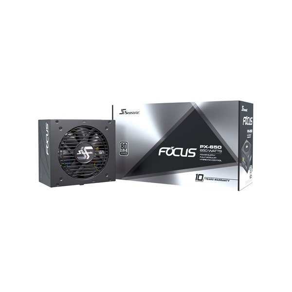 Seasonic Focus PX ATX gaming tápegység 650W 80+ Platinum BOX
