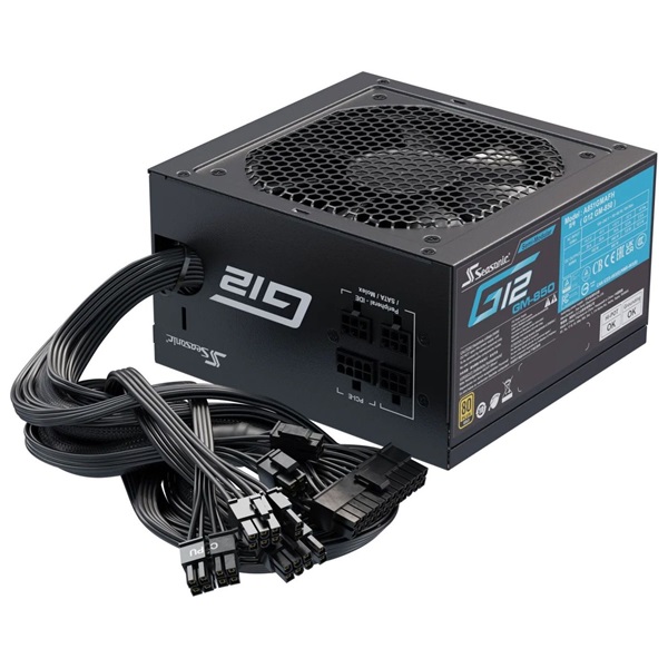 Seasonic G12 GM-850 850W 80+ Gold ventillátorral moduláris tápegység