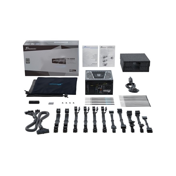 Seasonic Prime TX ATX gaming tápegység 650W 80+ Titanium BOX