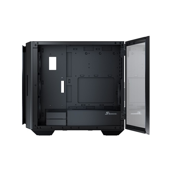 Seasonic Synchro Q704 650W Mid Tower számítógépház fekete