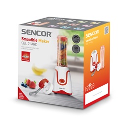 Sencor SBL 2114RD 0,6L piros smoothie készítő