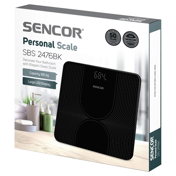 Sencor SBS 2476BK személymérleg