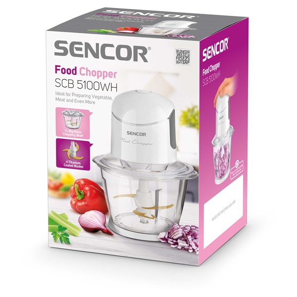 Sencor SCB 5100WH-EUE3 1L fehér aprító
