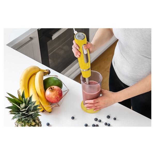 Sencor SHB 4466YL-EUE3 3in1 citromsárga-ezüst botmixer szett