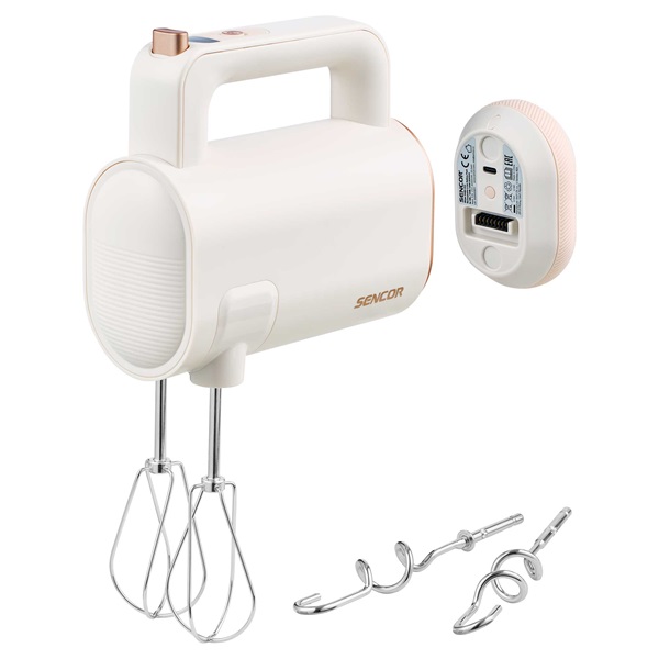 Sencor SHM 9130WH fehér akkumulátoros kézimixer