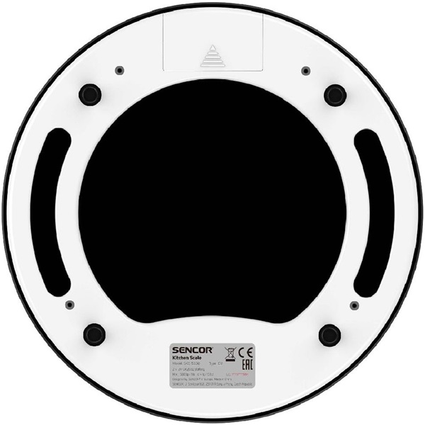 Sencor SKS 5330 fekete konyhai mérleg