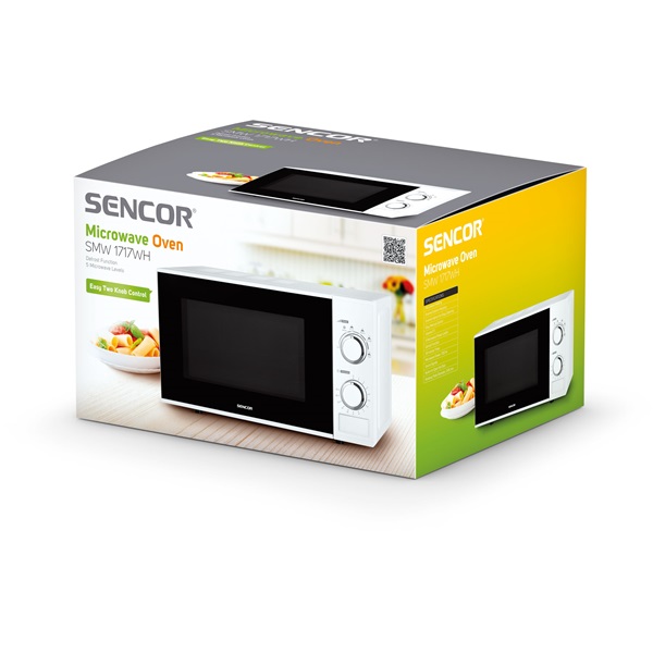 Sencor SMW 1717WH 700W 17L fehér mikrohullámú sütő