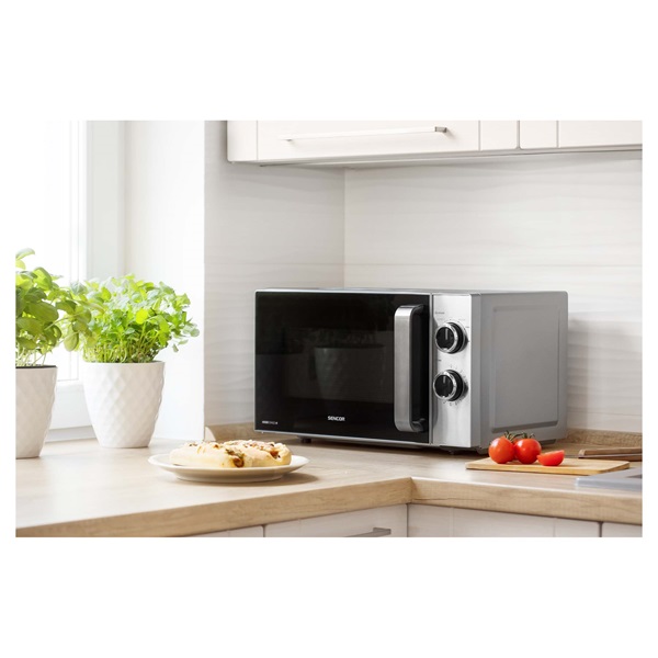 Sencor SMW 2117SS 700W 17L ezüst mikrohullámú sütő