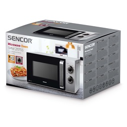 Sencor SMW 2117SS 700W 17L ezüst mikrohullámú sütő