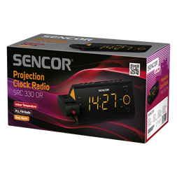 Sencor SRC 330 OR narancs rádiós ébresztőóra