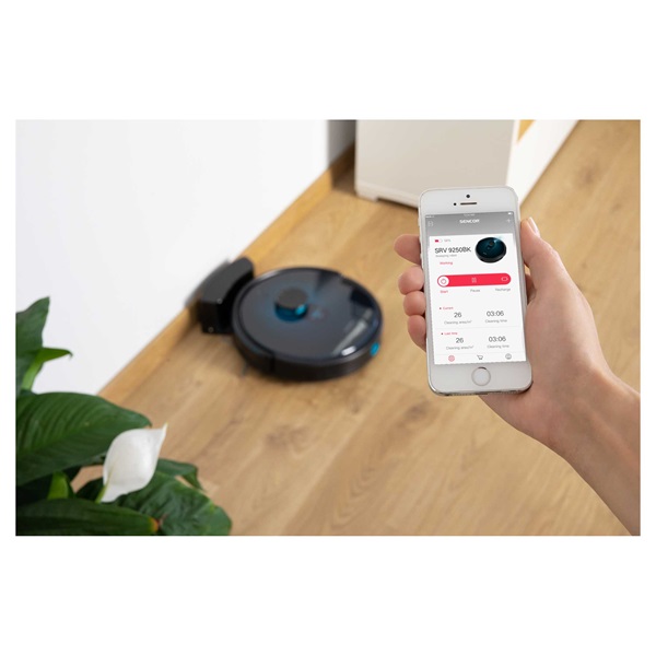 Sencor SRV 9250BK-EUE3 fekete-kék robotporszívó