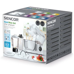 Sencor STM 3750WH 800W, 4L, fehér konyhai robotgép