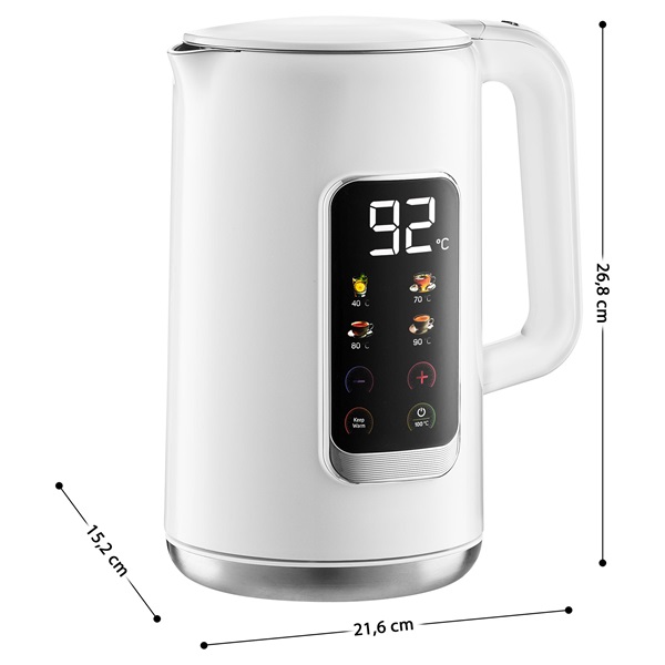 Sencor SWK 0950WH 1,7L-es fehér vízforraló