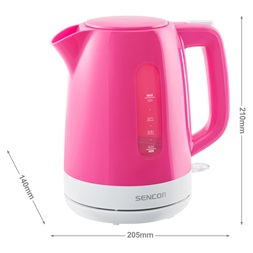 Sencor SWK 1028RS 1,0L-es rózsaszín vízforraló