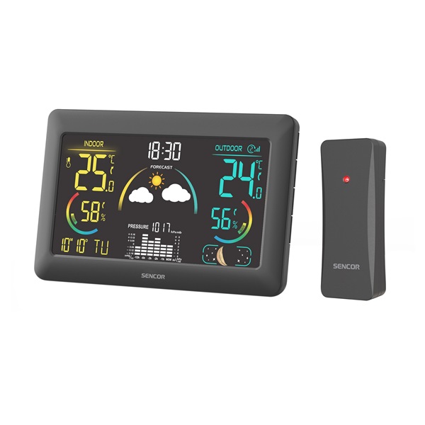 Sencor SWS 4900 időjárás állomás vezeték nélküli szenzorral