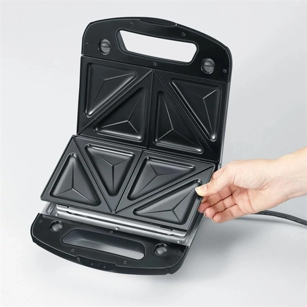 Severin SA2968 3in1 inox-fekete gorfi - grill/panini - szendvicssütő