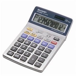 Sharp EL2125C irodai asztali számológép