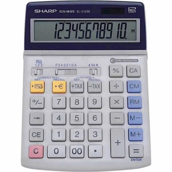 Sharp EL2125C irodai asztali számológép