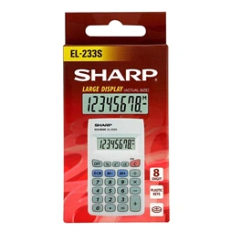 Sharp EL233S alapműveletes zsebszámológép