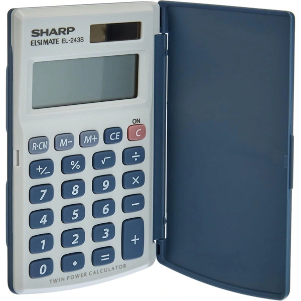 Sharp EL243S alapműveletes zsebszámológép