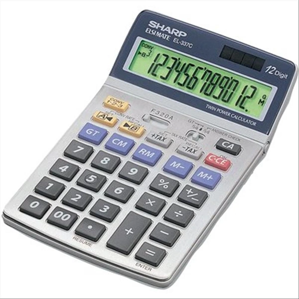 Sharp EL337C irodai asztali számológép