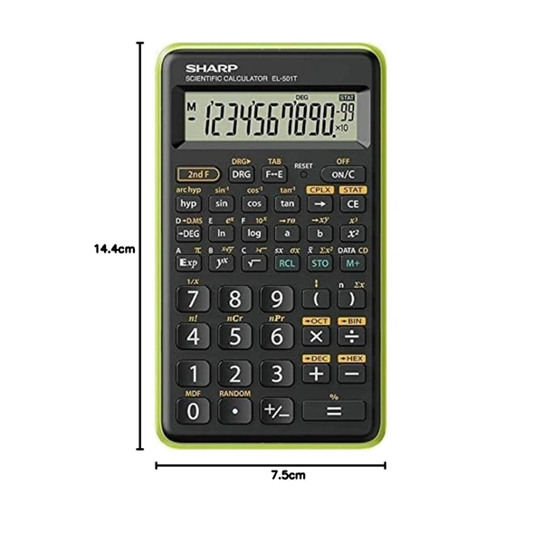 Sharp EL501TBGR 146 funkciós tudományos számológép