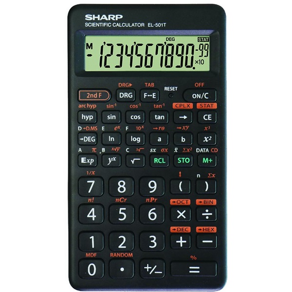 Sharp EL-501TBWH 146 funkciós tudományos számológép