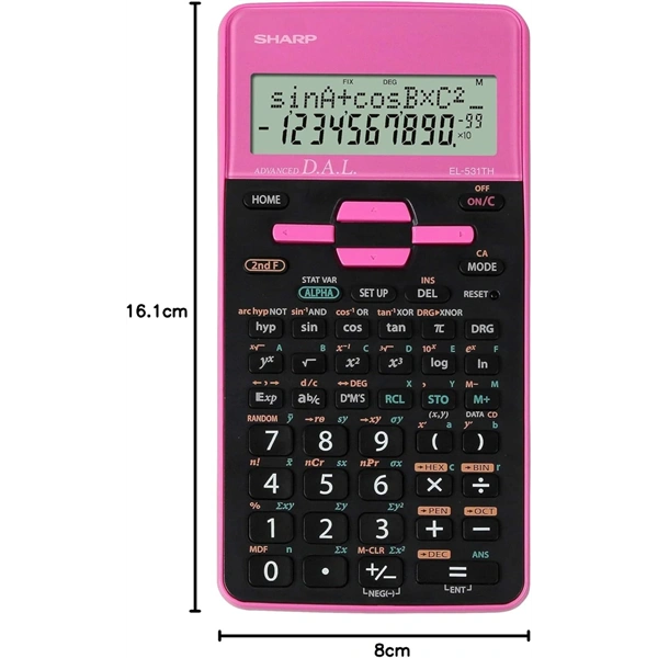 Sharp EL531THBPK 273 funkciós tudományos számológép