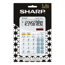 Sharp ELM332BWH napelemes asztali számológép