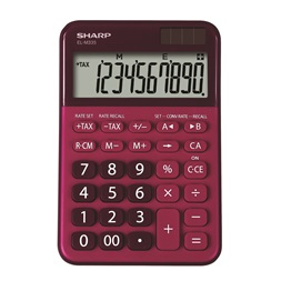 Sharp ELM-335B-RD napelemes asztali számológép