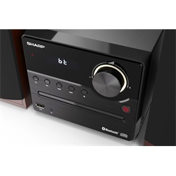 Sharp XL-B512BR Bluetooth/USB/CD barna Mikro Hifi (Újszerű)