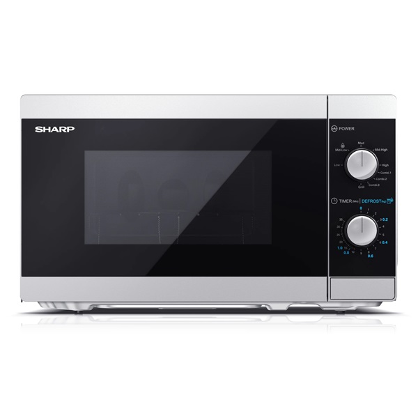 Sharp YC-MG01ES 1000W 20L ezüst grillezős mikrohullámú sütő