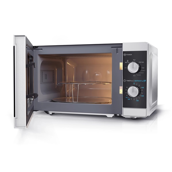 Sharp YC-MG01ES 1000W 20L ezüst grillezős mikrohullámú sütő