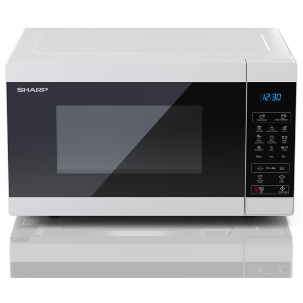 Sharp YC-MG51E-W 900W 25L fehér mikrohullámú sütő