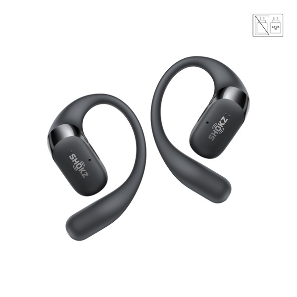 Shokz OpenFit 2 Plus True Wireless Bluetooth fekete fülhallgató