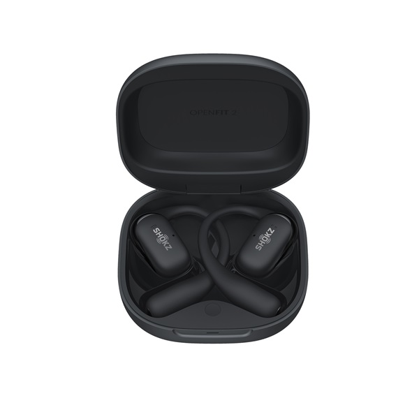 Shokz OpenFit 2 True Wireless Bluetooth fekete fülhallgató