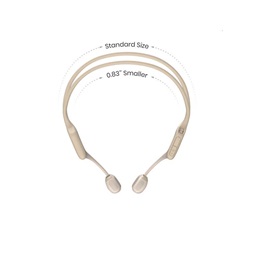 Shokz OpenRun PRO Mini csontvezetéses Bluetooth bézs Open-Ear sport fejhallgató