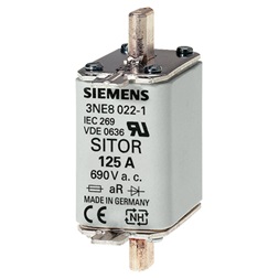 Siemens 3NE8024-1 SITOR 160A 690VA.C. AR félvezető-biztosítékbetét